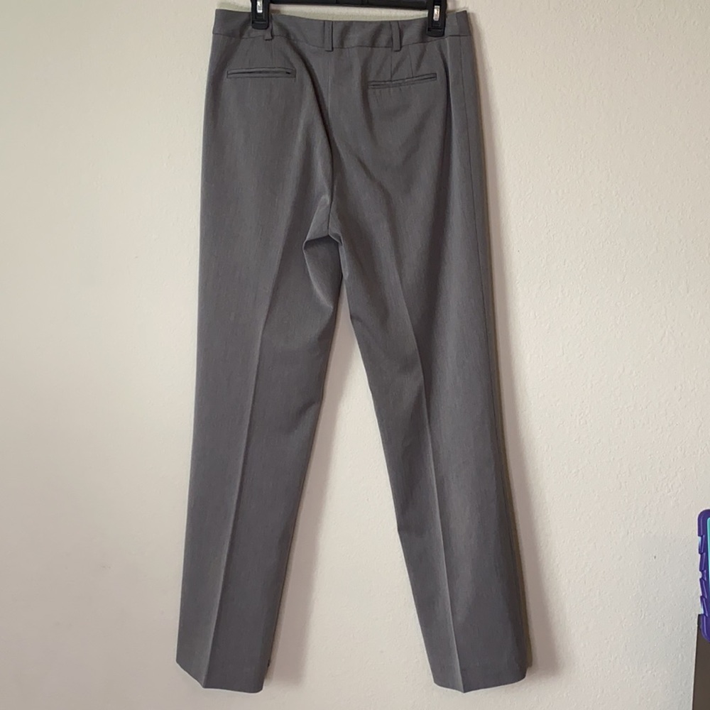 Anne Klein Stretch Dress Pants Slacks 10 Grey - Picture 3 of 5